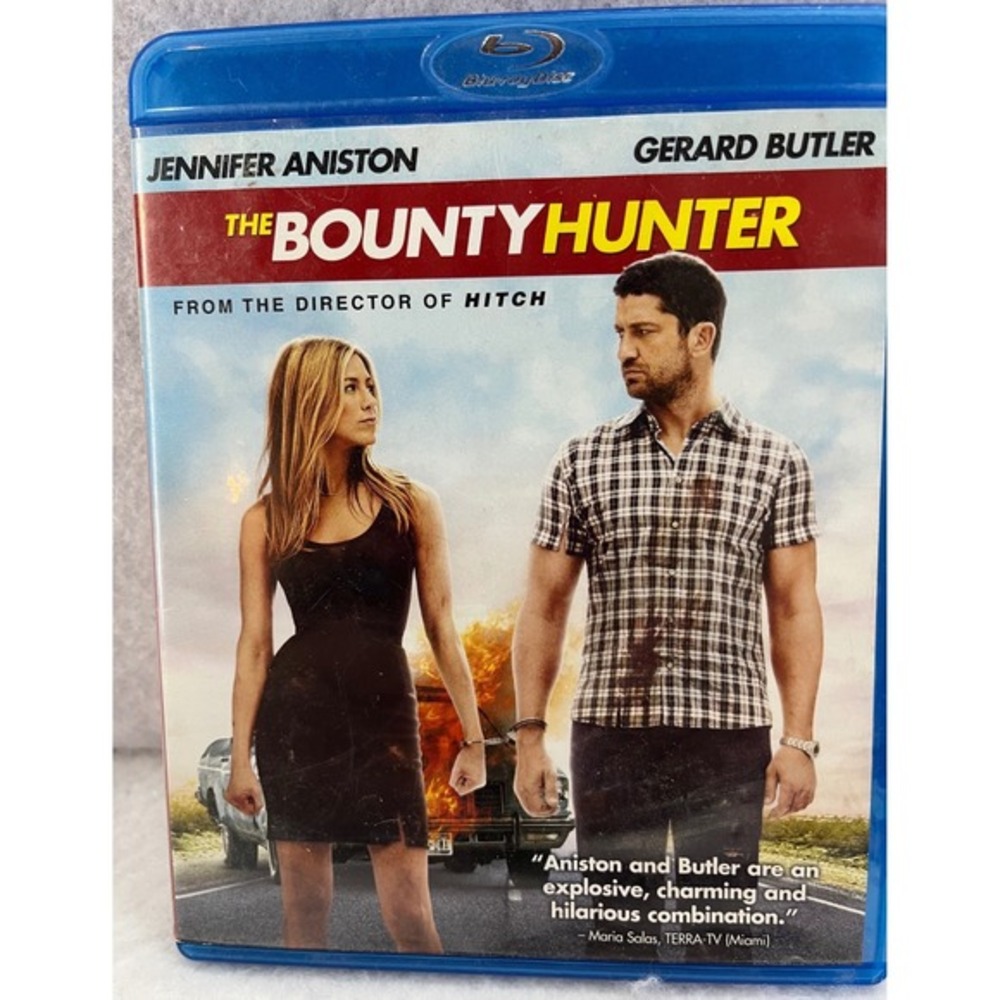 Sony The Bounty Hunter Blu-ray Movie OS Blue Excellent Action‎ Comedy Aniston